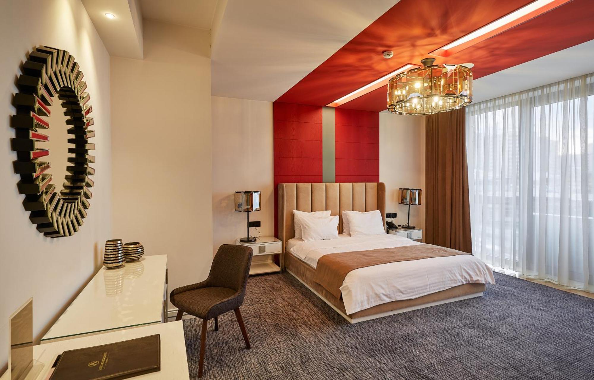 อคาบาเบียน โฮเต็ล Hotel เยเรวาน ภายนอก รูปภาพ A room at the hotel